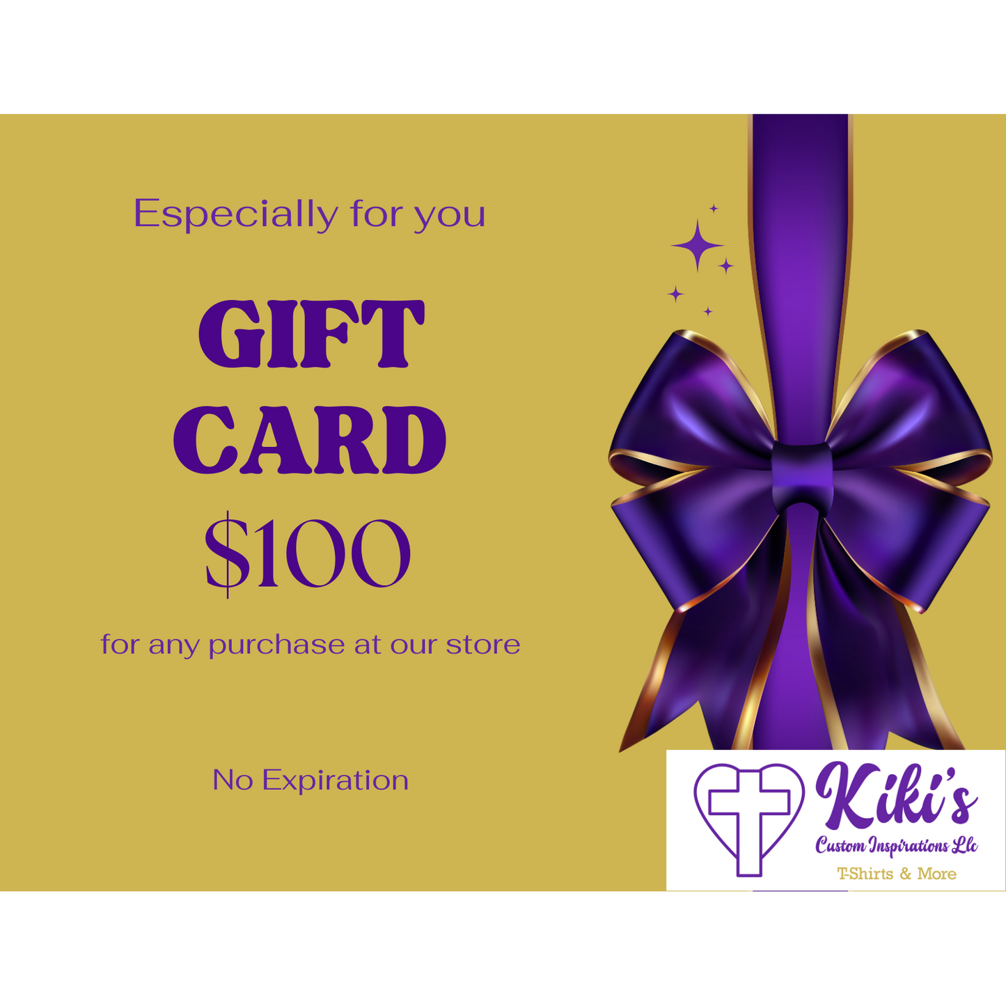 Kiki's Custom Inspirations Gift Card