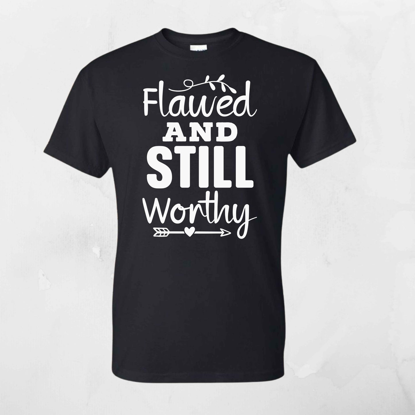 Flawed & Still Worthy Vinyl Apparel