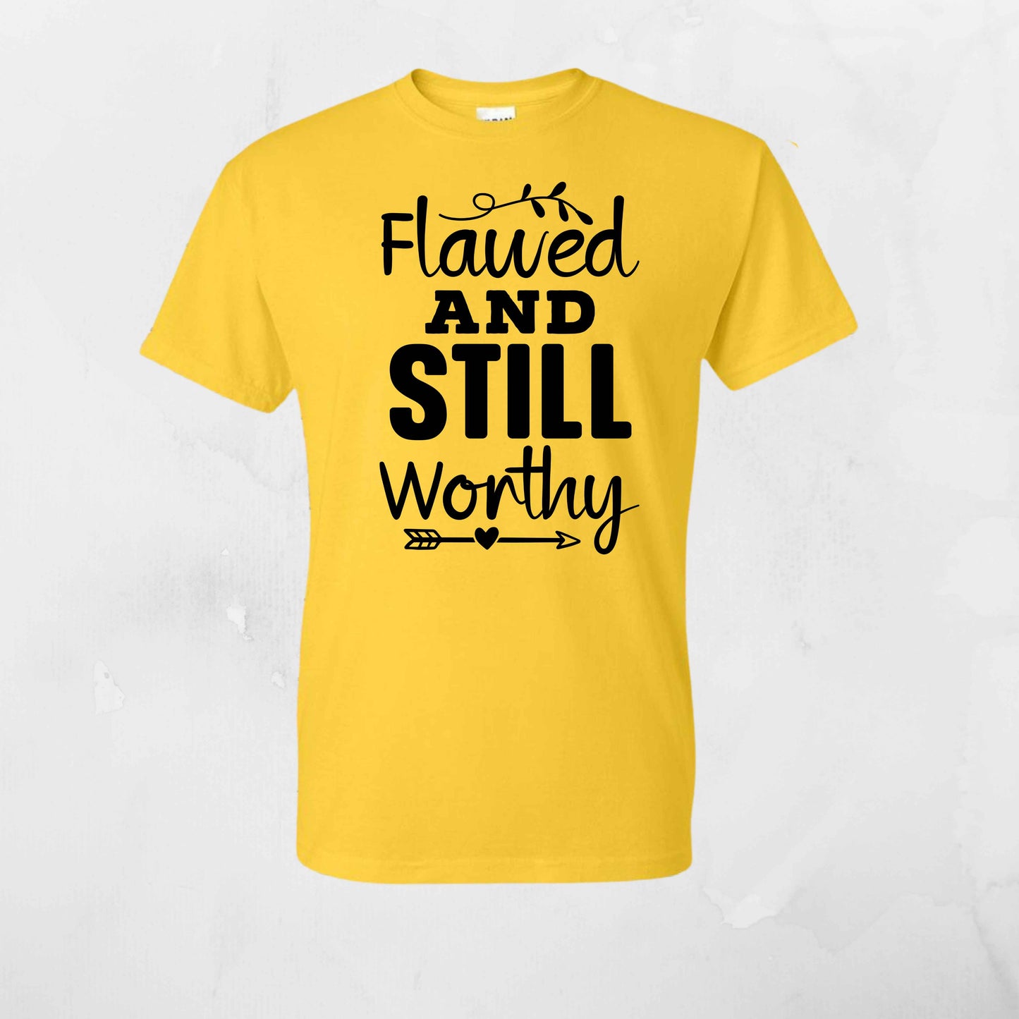 Flawed & Still Worthy Vinyl Apparel