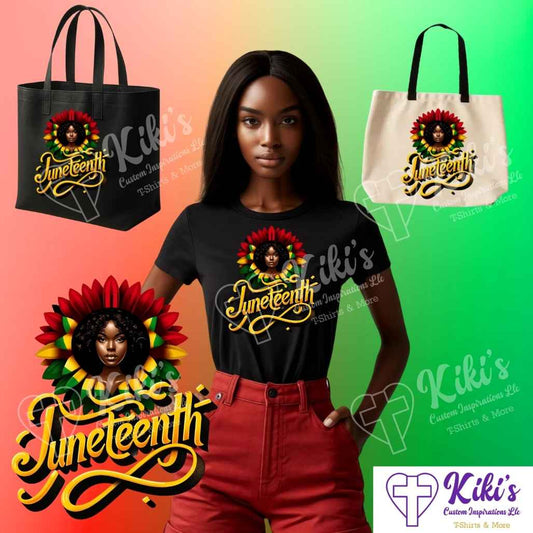 Freedom Blooms Juneteenth T-Shirt & Tote