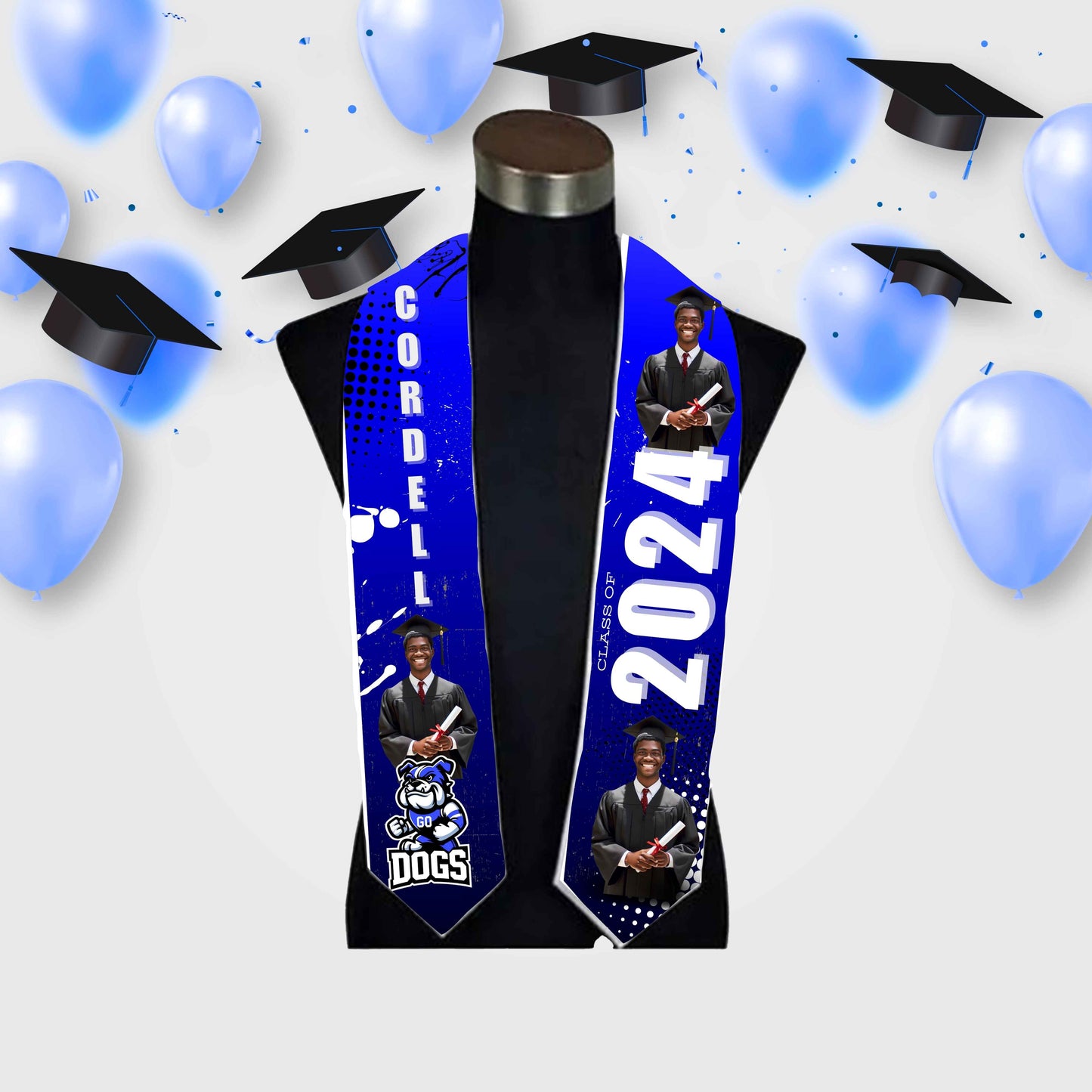 Predesigned Grad Stoles (9 options)