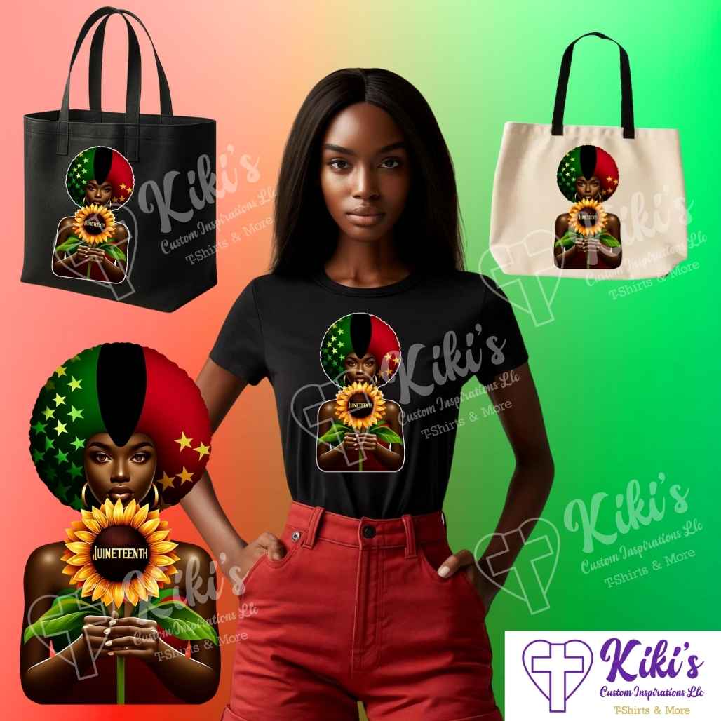 Afro Glory Juneteenth T-Shirt & Tote