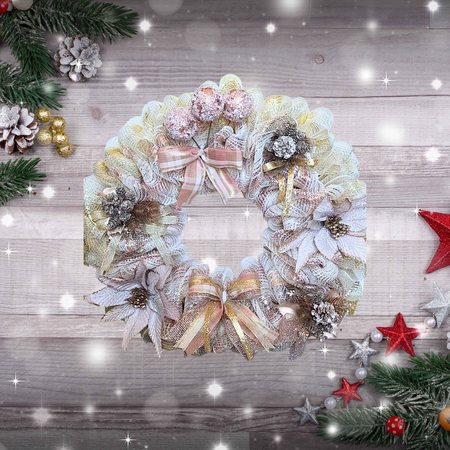 Rose Gold Wreath