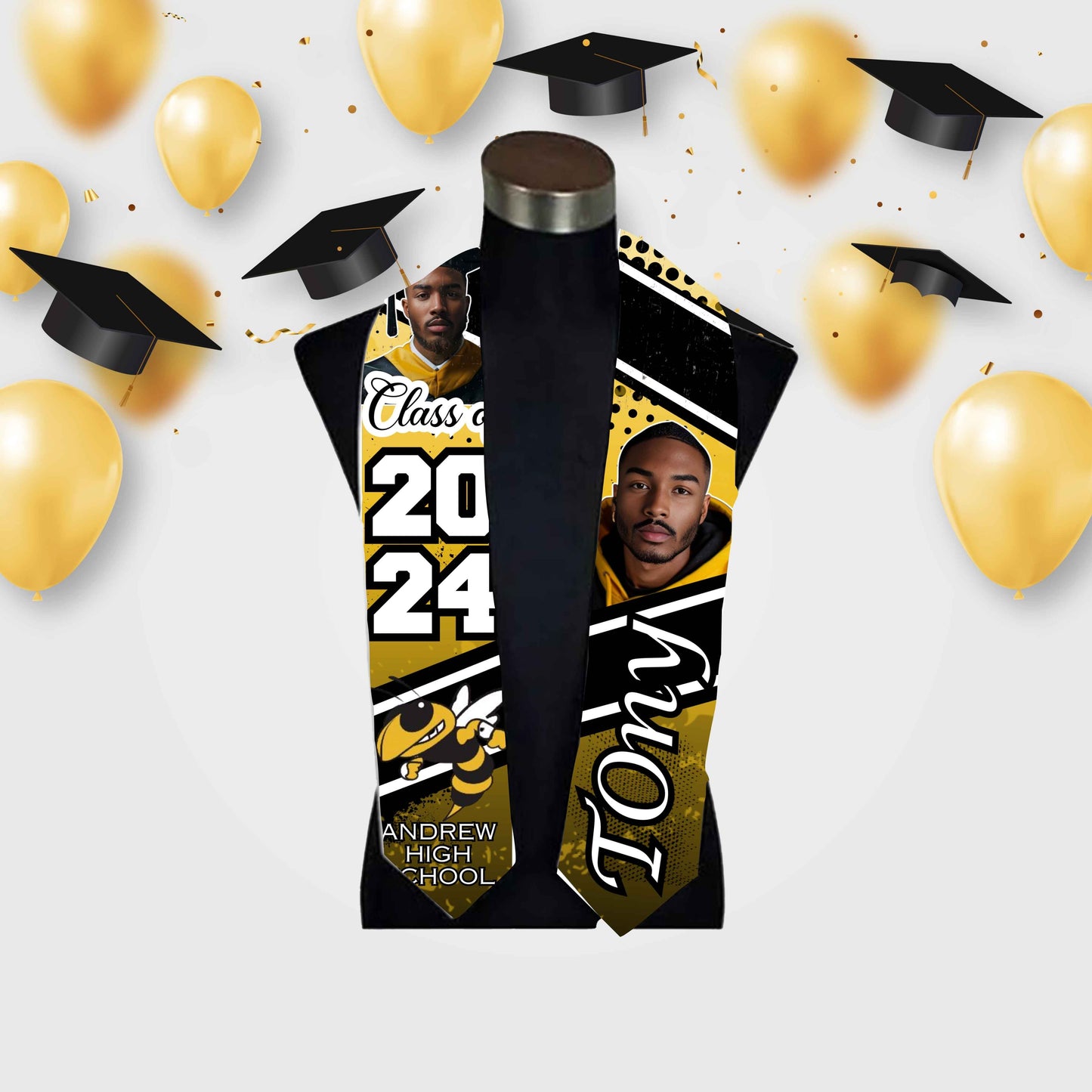 Predesigned Grad Stoles (9 options)