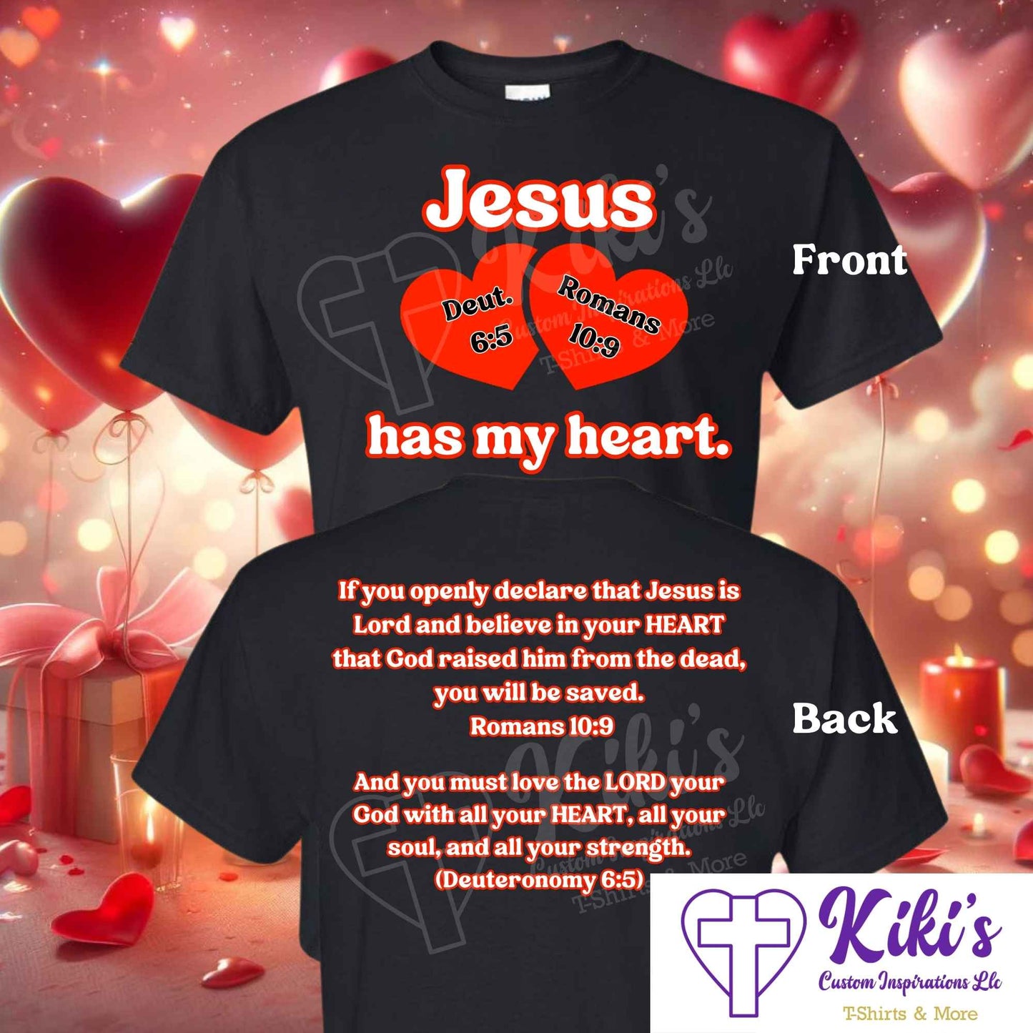 Jesus Has My Heart Apparel