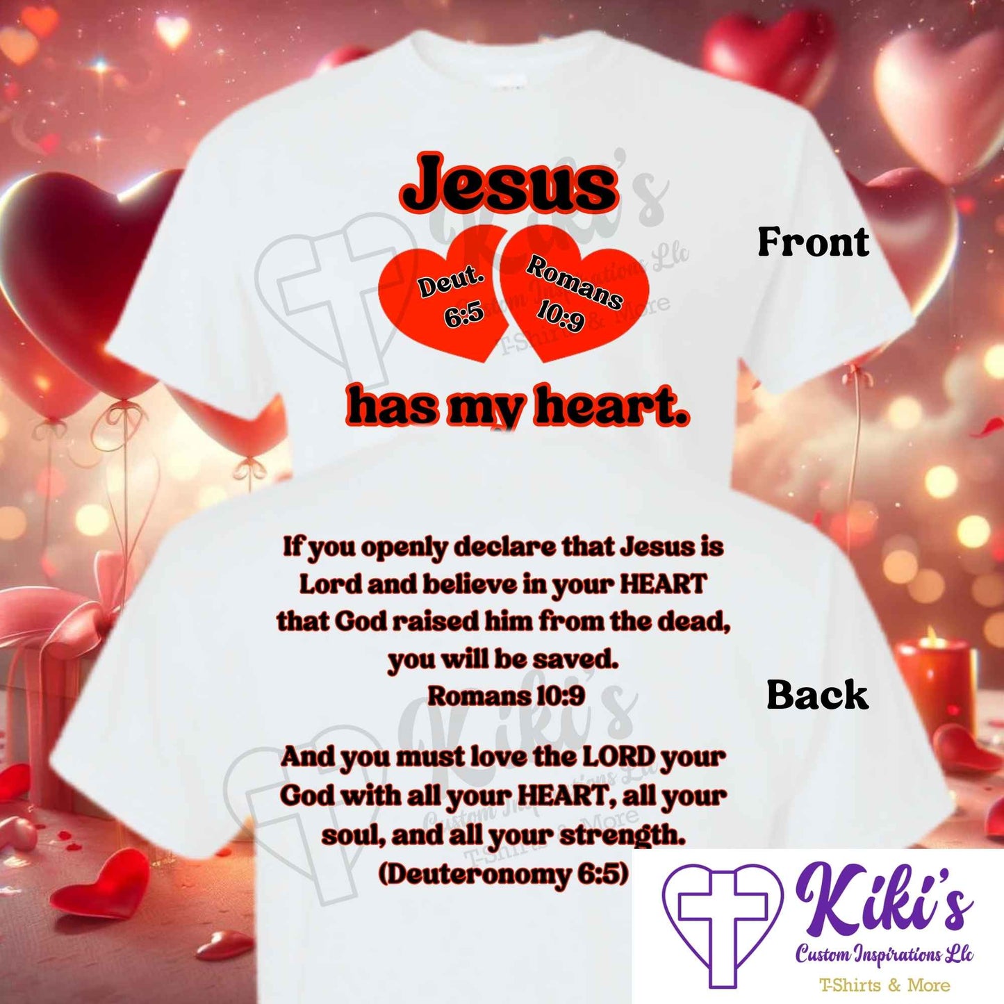 Jesus Has My Heart Apparel