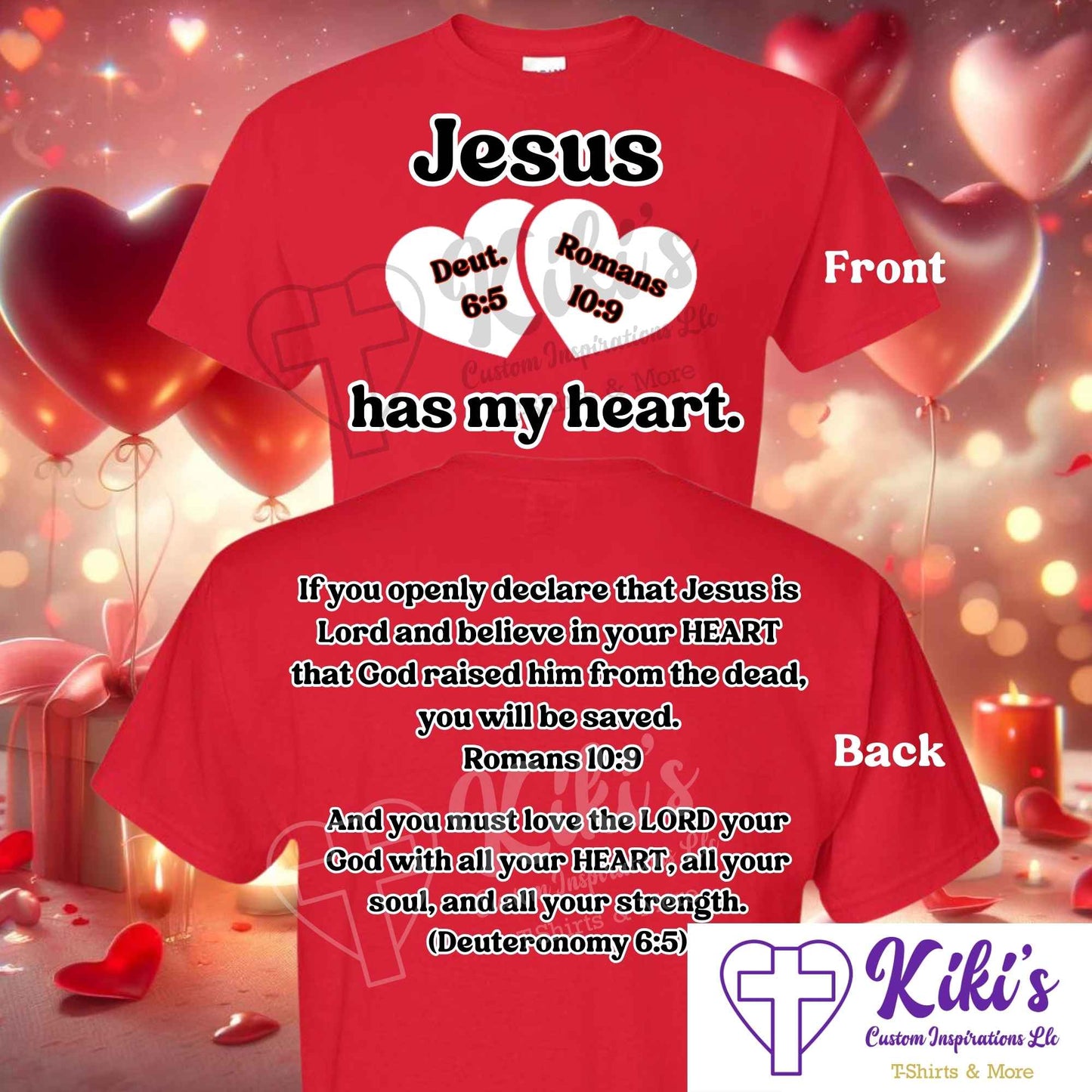 Jesus Has My Heart Apparel