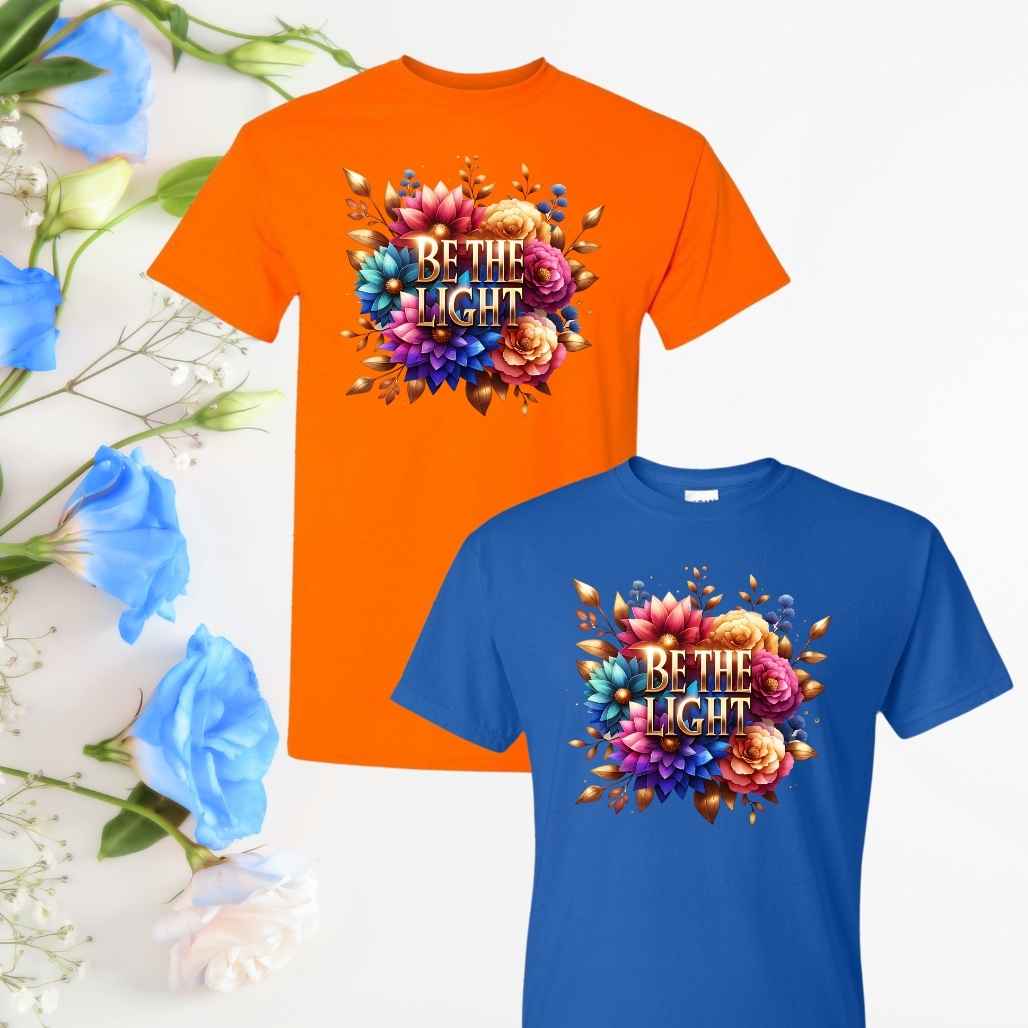 Purpose & Light (Floral) Inspirational T-Shirts