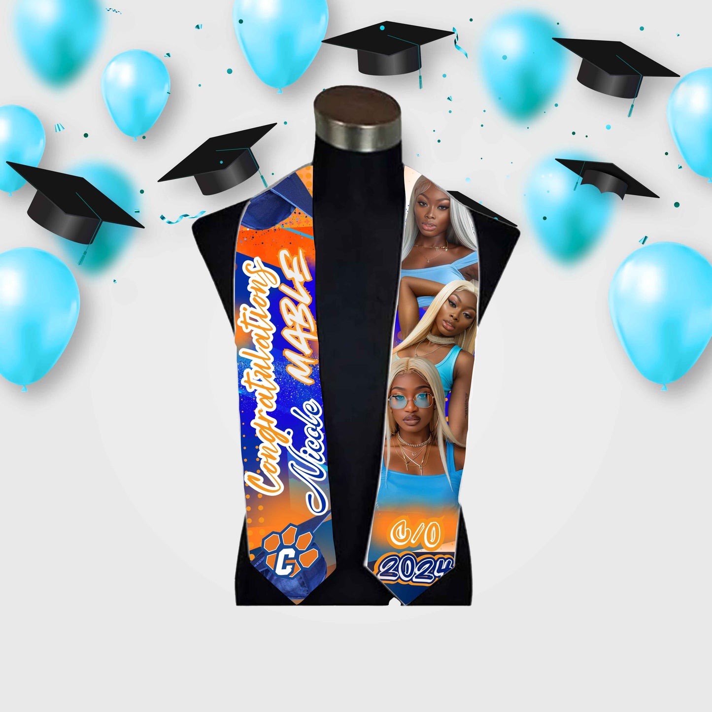 Predesigned Grad Stoles (9 options)