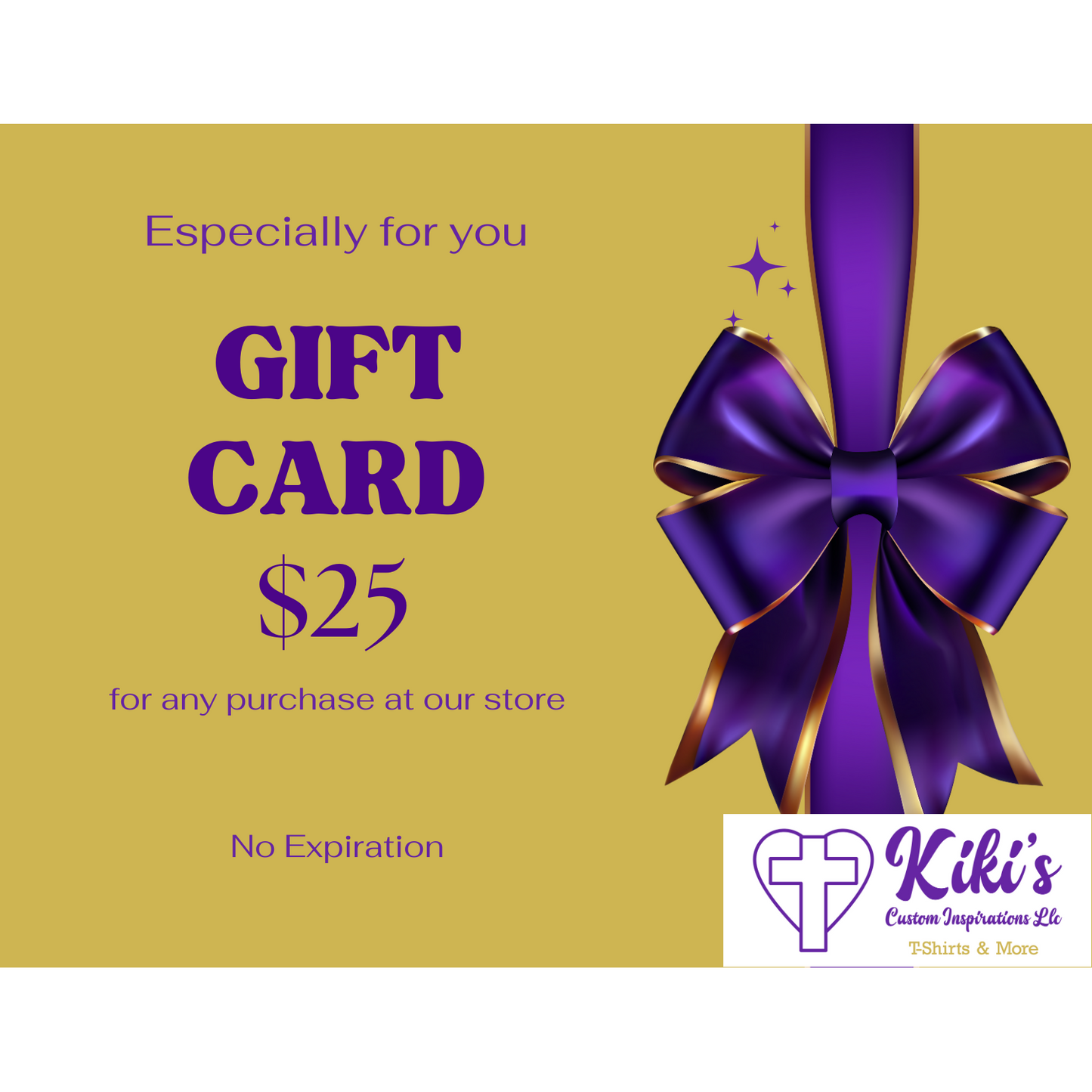 Kiki's Custom Inspirations Gift Card