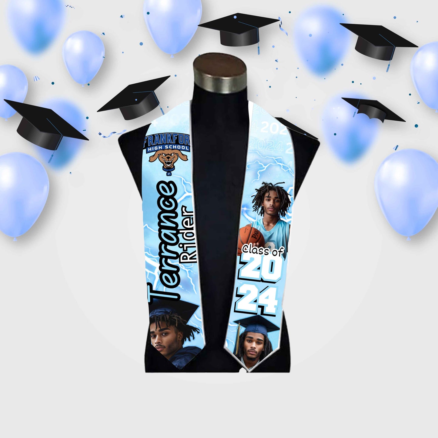 Predesigned Grad Stoles (9 options)