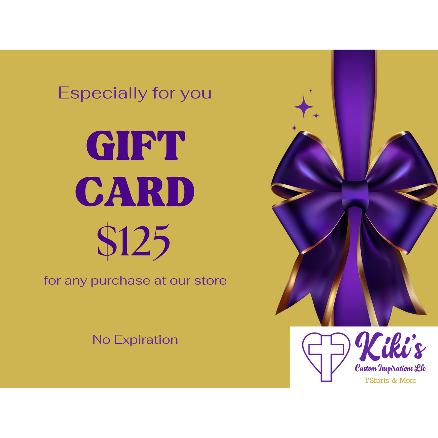 Kiki's Custom Inspirations Gift Card