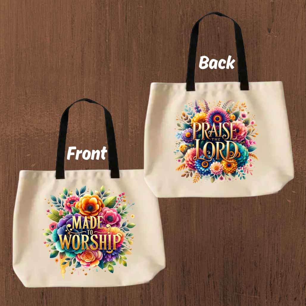 Praise & Worship Tote Bag