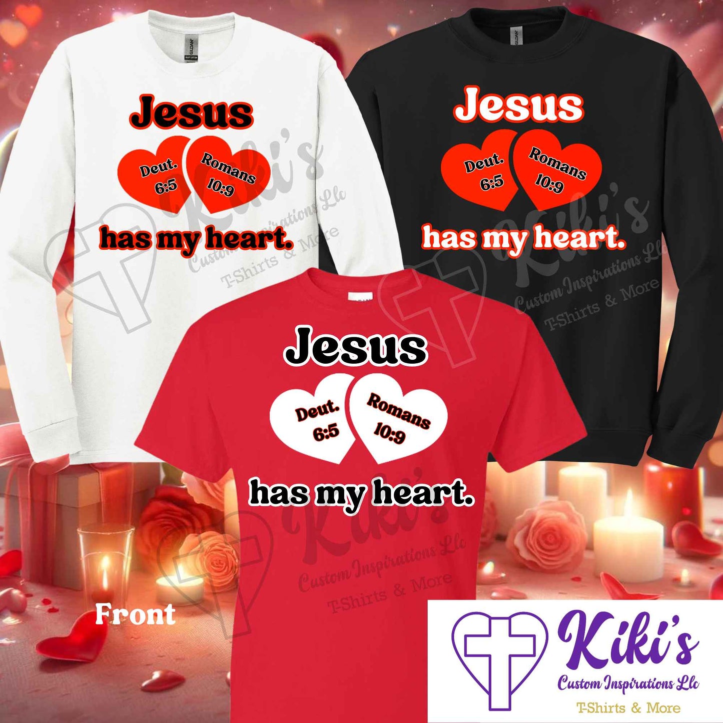 Jesus Has My Heart Apparel