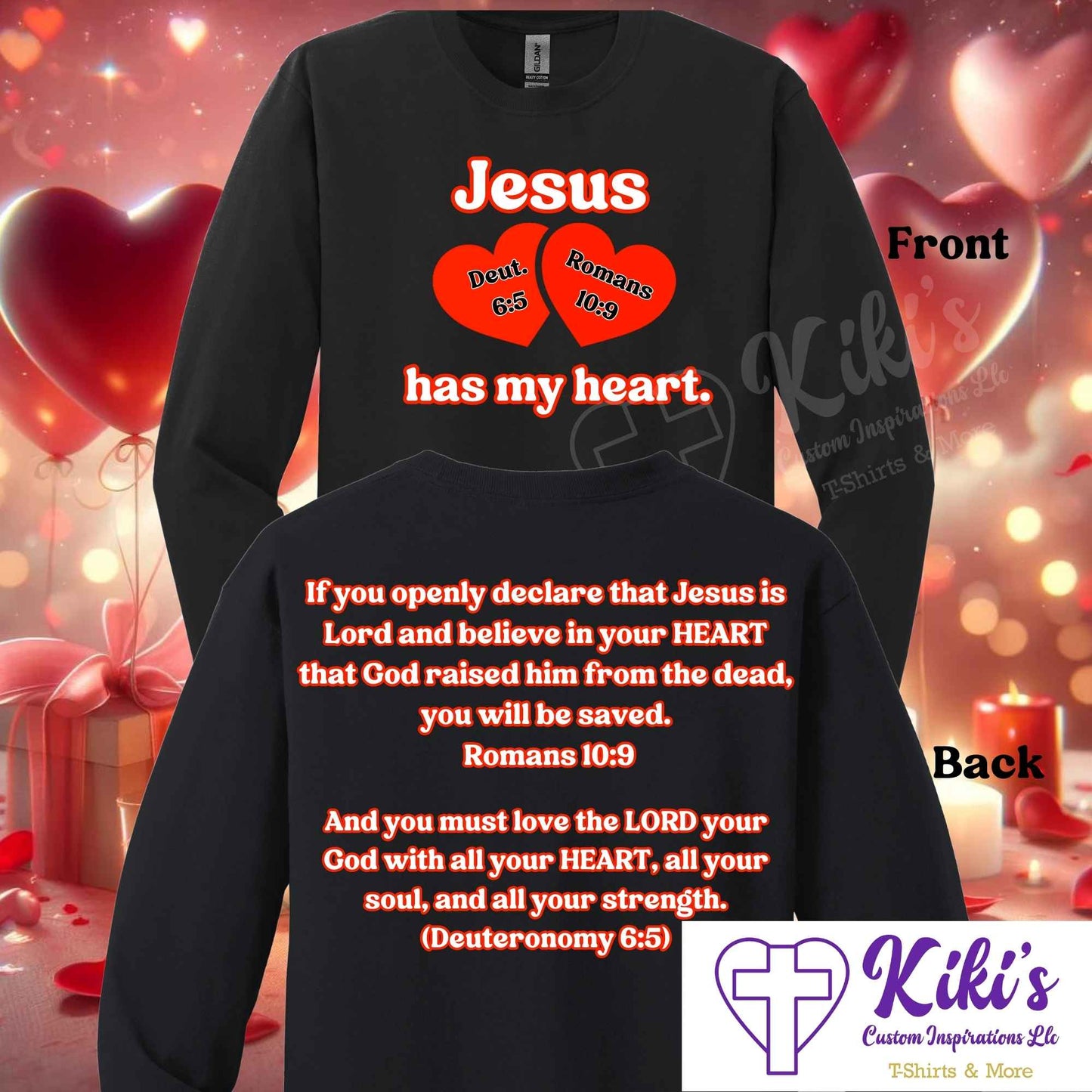 Jesus Has My Heart Apparel