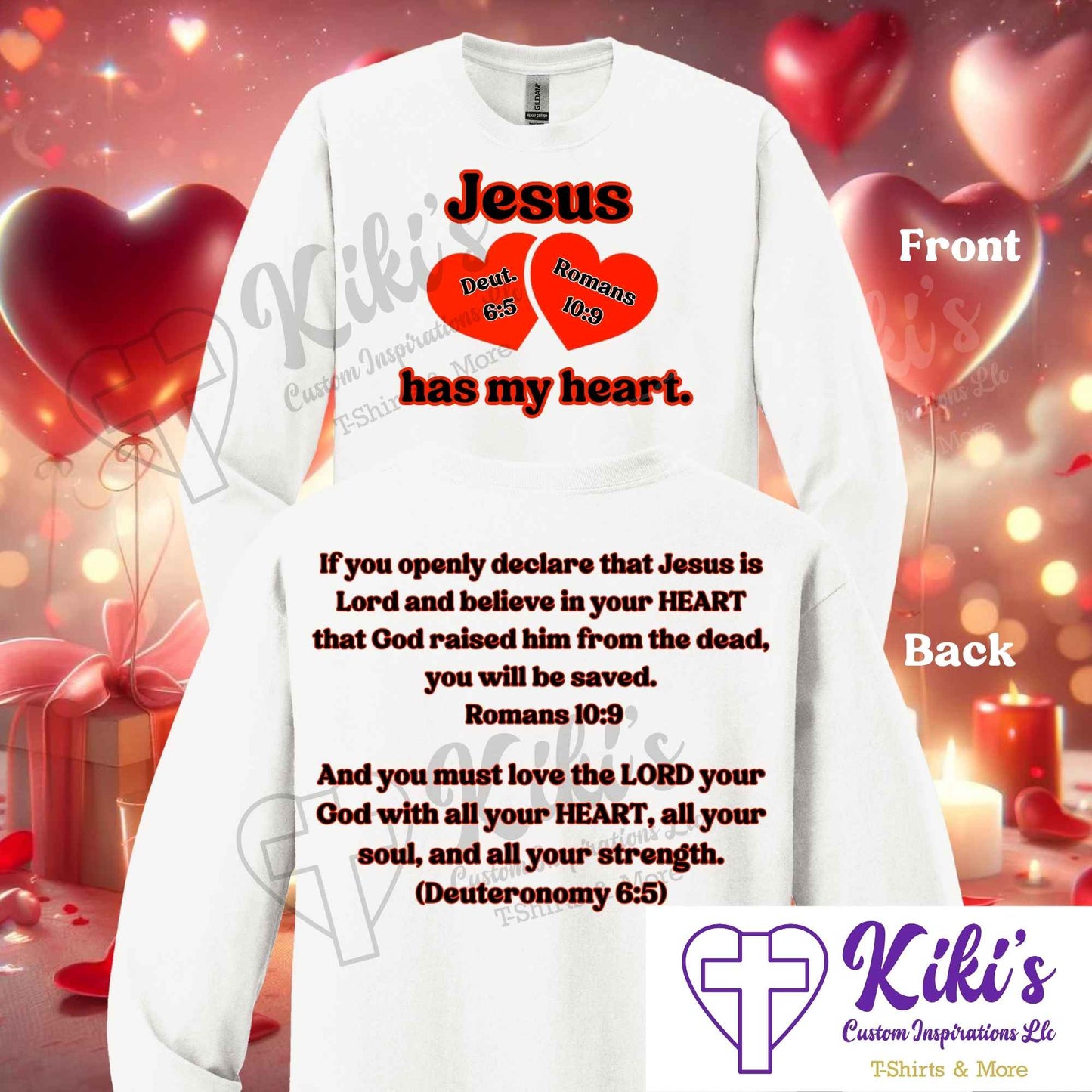 Jesus Has My Heart Apparel