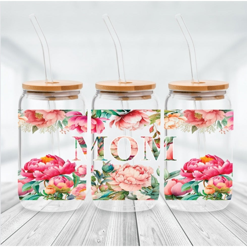 Floral Mom Libbey Cup