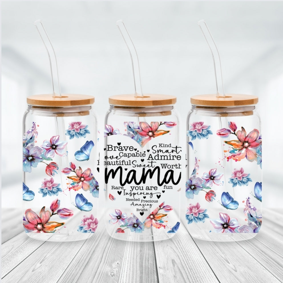 Mama (Descriptive Heart) Libbey Cup