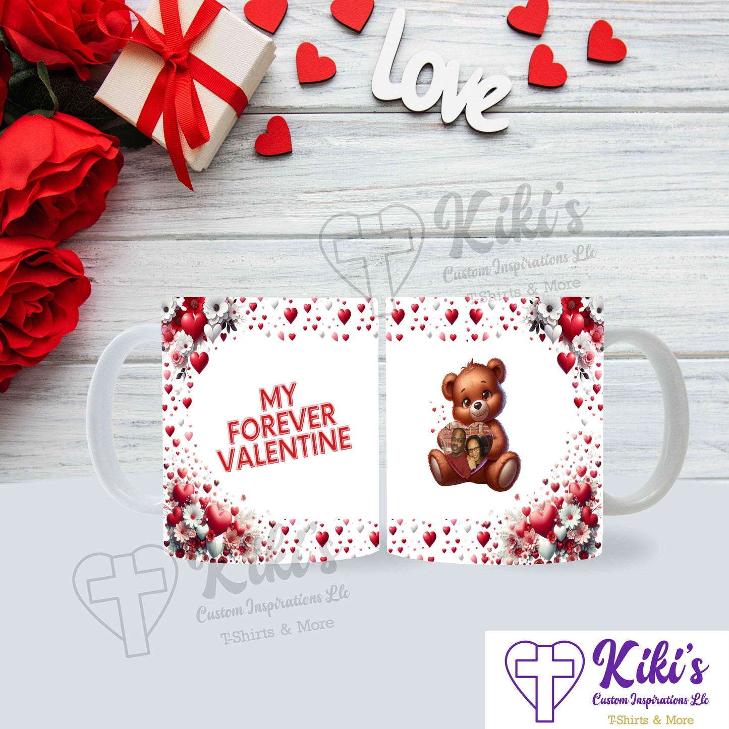 Forever Valentine Bear Mug (Personalize)