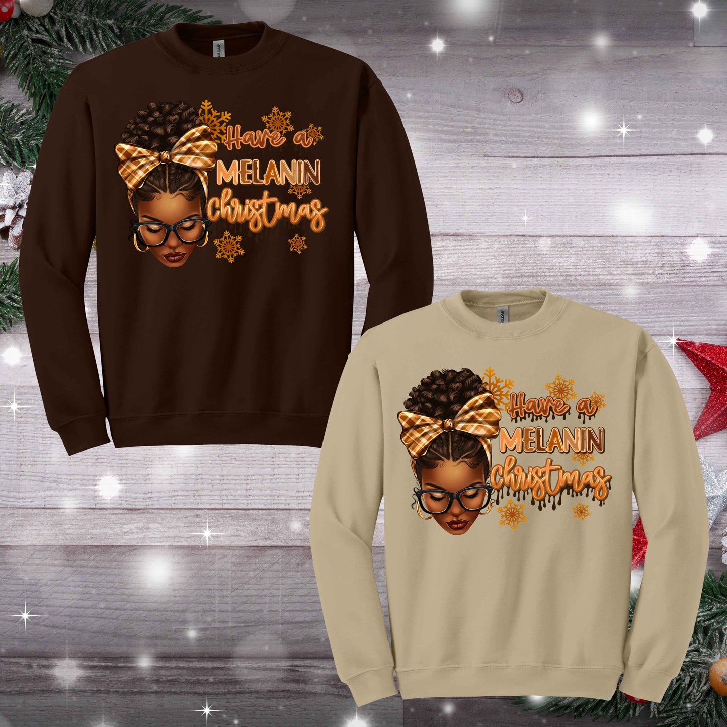 Melanin Christmas Apparel