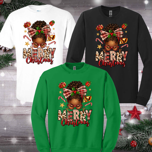 Merry Christmas Apparel (Melanin)