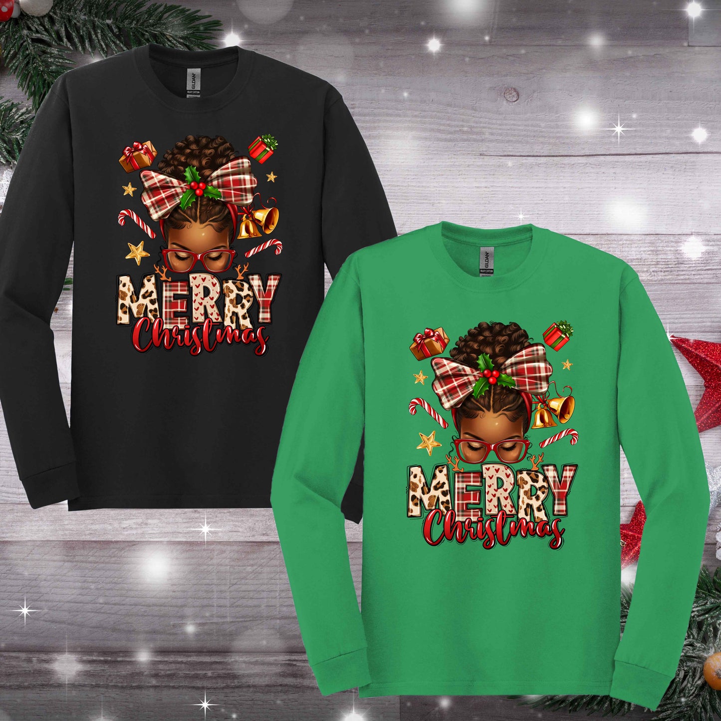 Merry Christmas Apparel (Melanin)